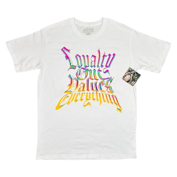 Kodak Black x L.O.V.E. Loyalty Out Values Everything Crew Neck Tee - Size Large - Picture 1 of 4